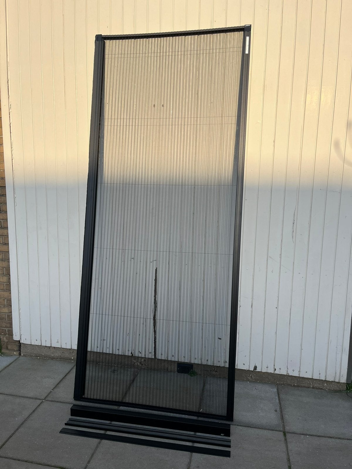 Unilux hordeur in plissé (nieuw) 253x112, Ophalen of Verzenden, Nieuw, Zwart, Overige typen