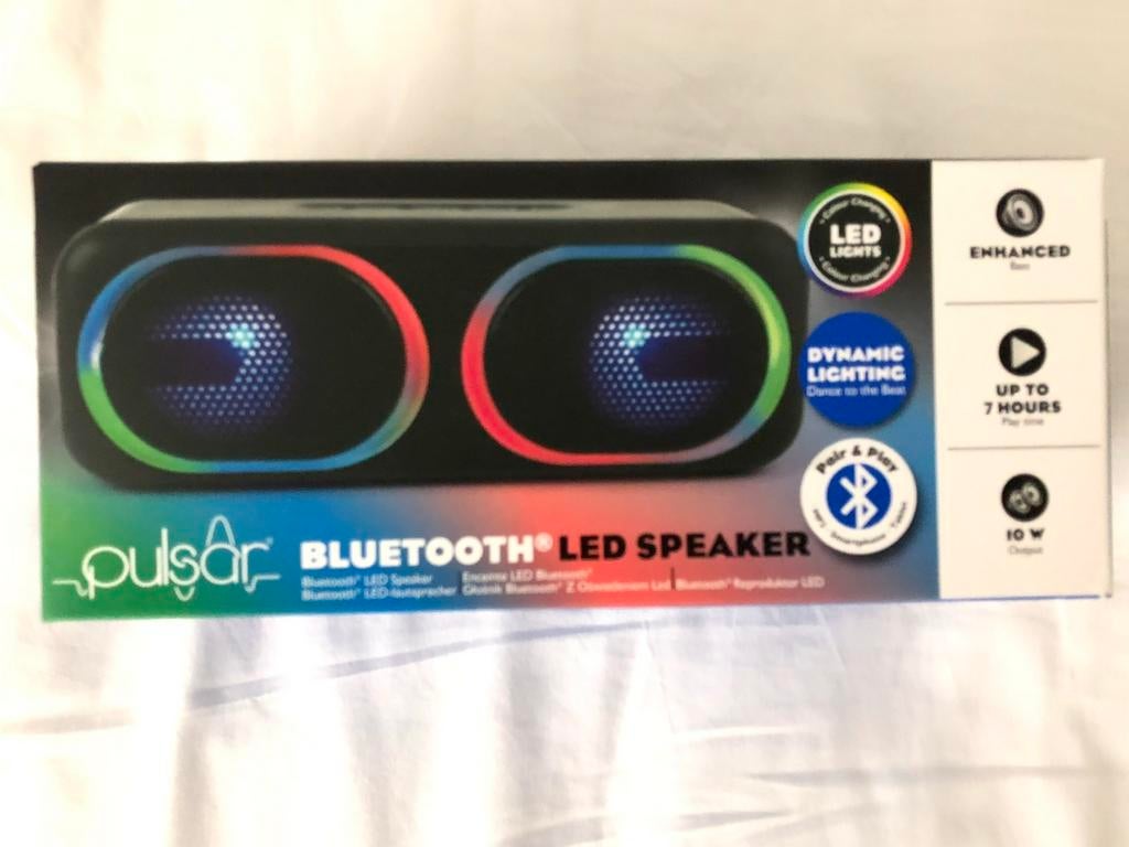 Pulsar Bluetooth Led Speaker, Overige merken, Overige typen, Ophalen of Verzenden, Zo goed als nieuw