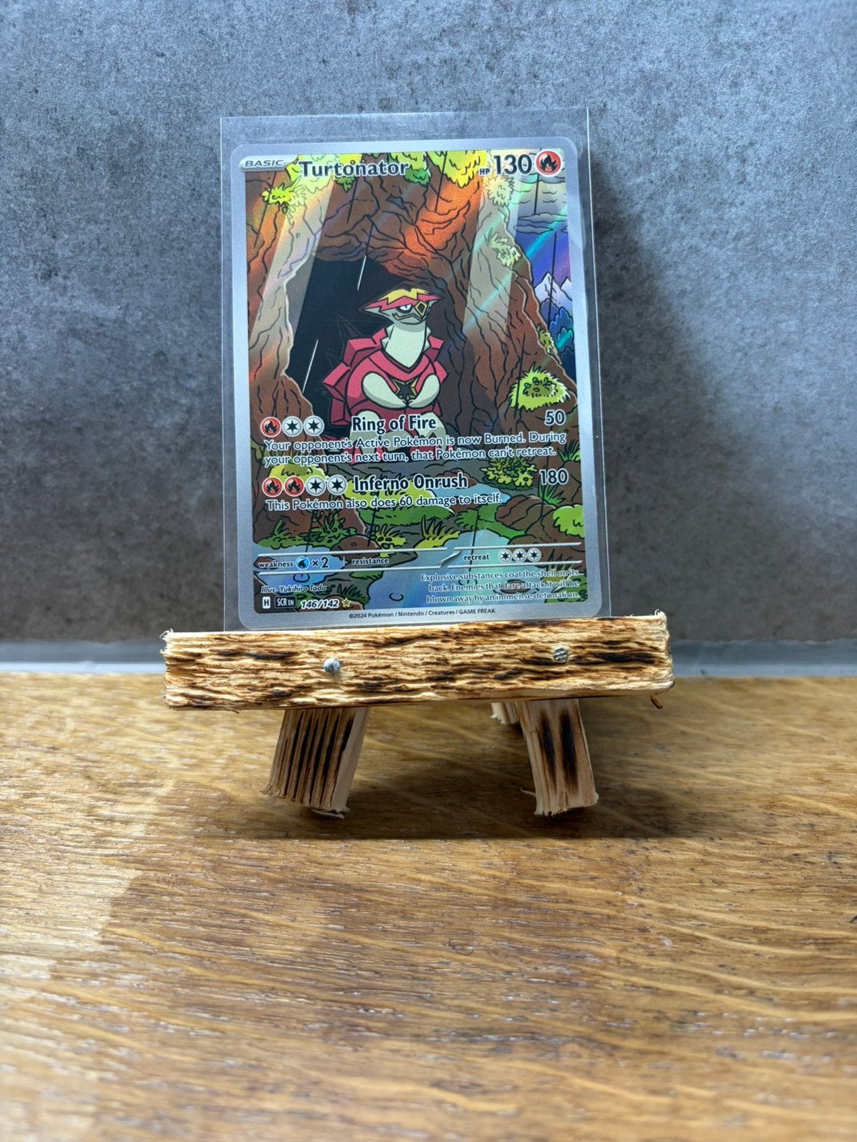 Pokemon turtonator, Verzenden, Nieuw, Losse kaart, Foil