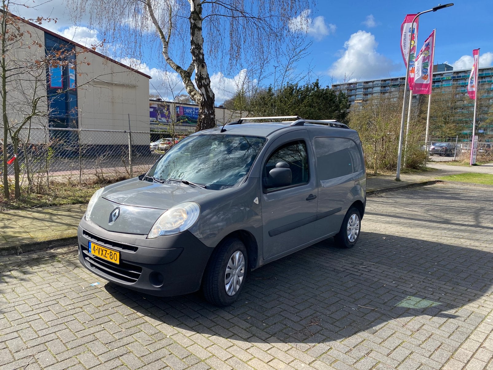 Renault Kangoo 1.5 DCI 80KW 2012, Auto's, Voorwielaandrijving, Euro 5, Stof, Zwart