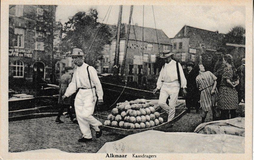 ALKMAAR - KAASDRAGERS, Ophalen of Verzenden, 1940 tot 1960, Ongelopen, Noord-Holland
