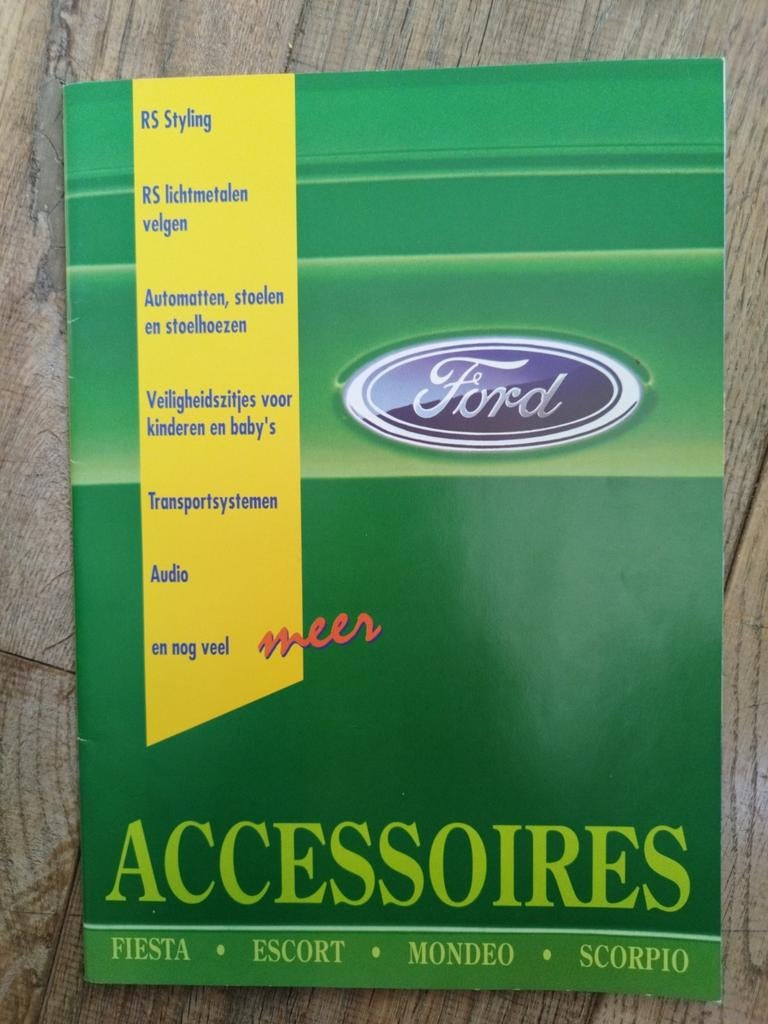 Ford Accessoires brochure 1995, Boeken, Auto's | Boeken, Zo goed als nieuw, Ford, Ophalen of Verzenden