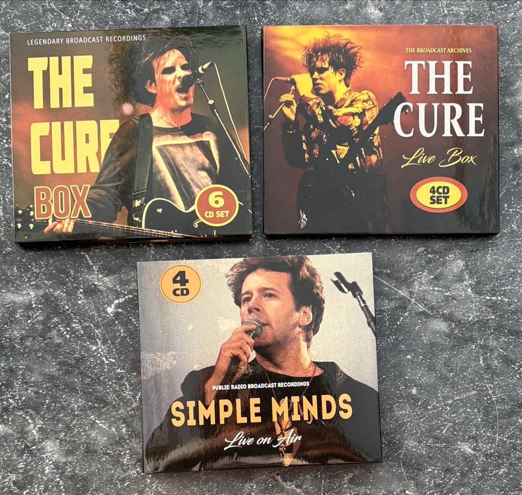 Diverse CD's van The Cure en Simple Minds - Live Box, Ophalen of Verzenden, Zo goed als nieuw, Overige onderwerpen
