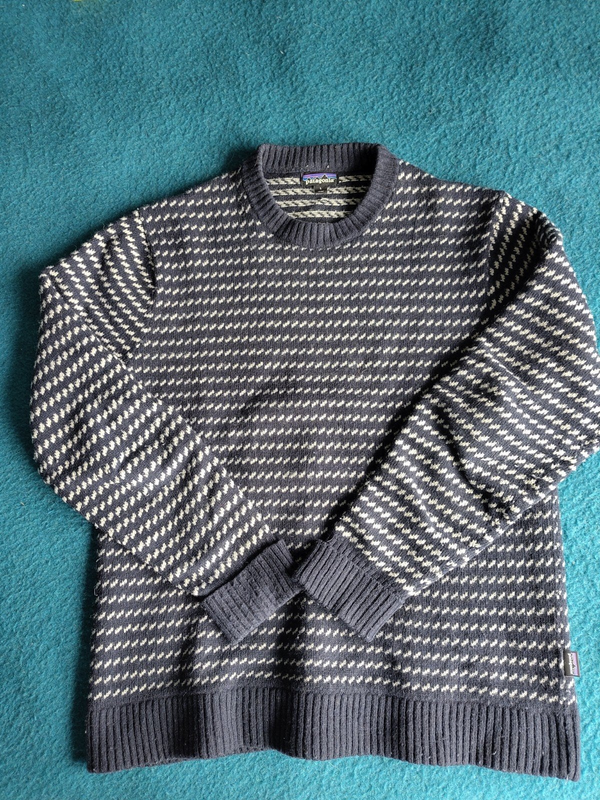 Patagonia trui maat L (wolmix), Kleding | Heren, Ophalen of Verzenden, Zo goed als nieuw, Maat 52/54 (L), Blauw