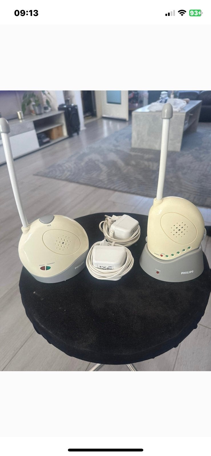 Te koop: Philips babyfoon – compleet en in goede staat, Kinderen en Baby's, Ophalen of Verzenden, Zo goed als nieuw, 250 meter of meer