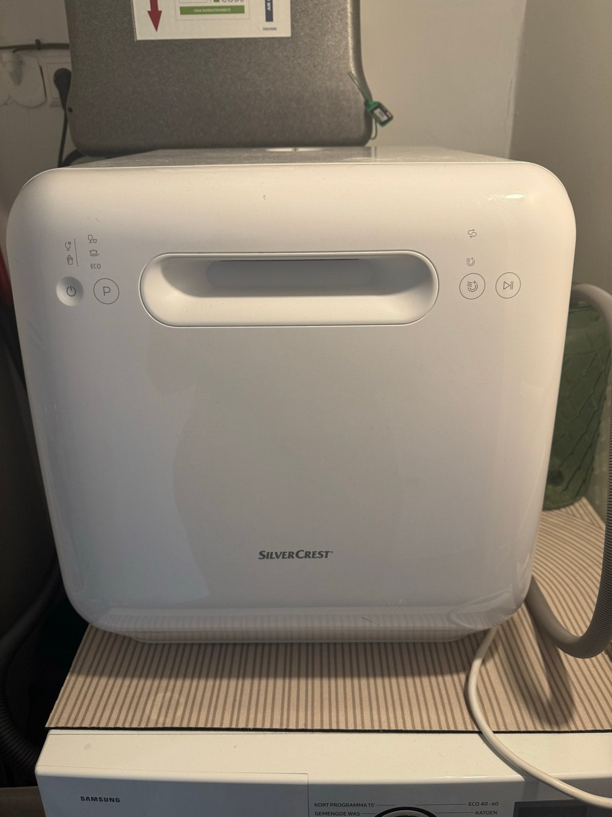 SilverCrest Mini Vaatwasser - Compact en Efficiënt, Ophalen, Gebruikt, Eco programma, Minder dan 10 liter