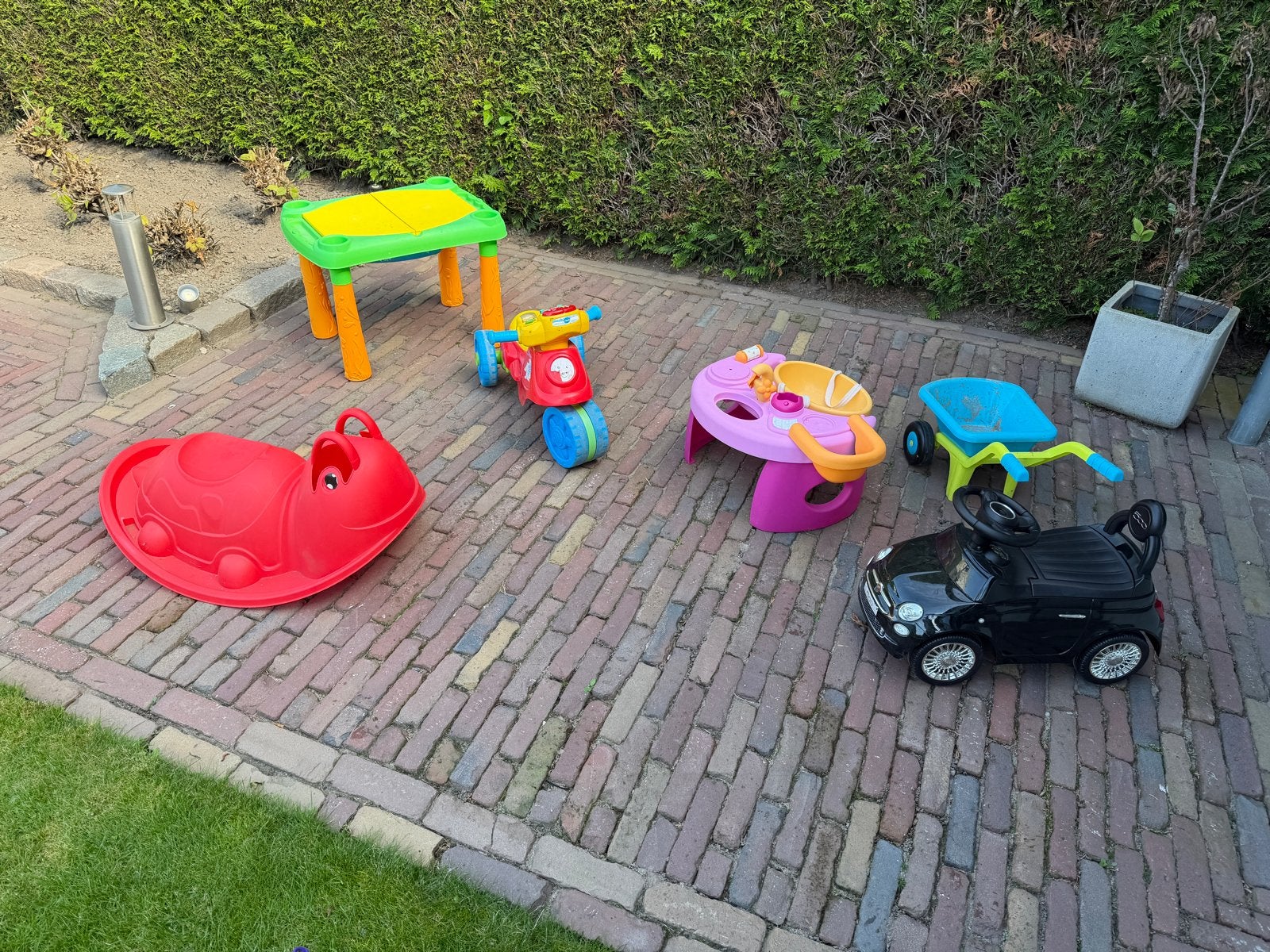 Groot pakket kinder speelgoed: buiten, puzzels, spelletjes, Ophalen of Verzenden, Gebruikt, Jongen of Meisje