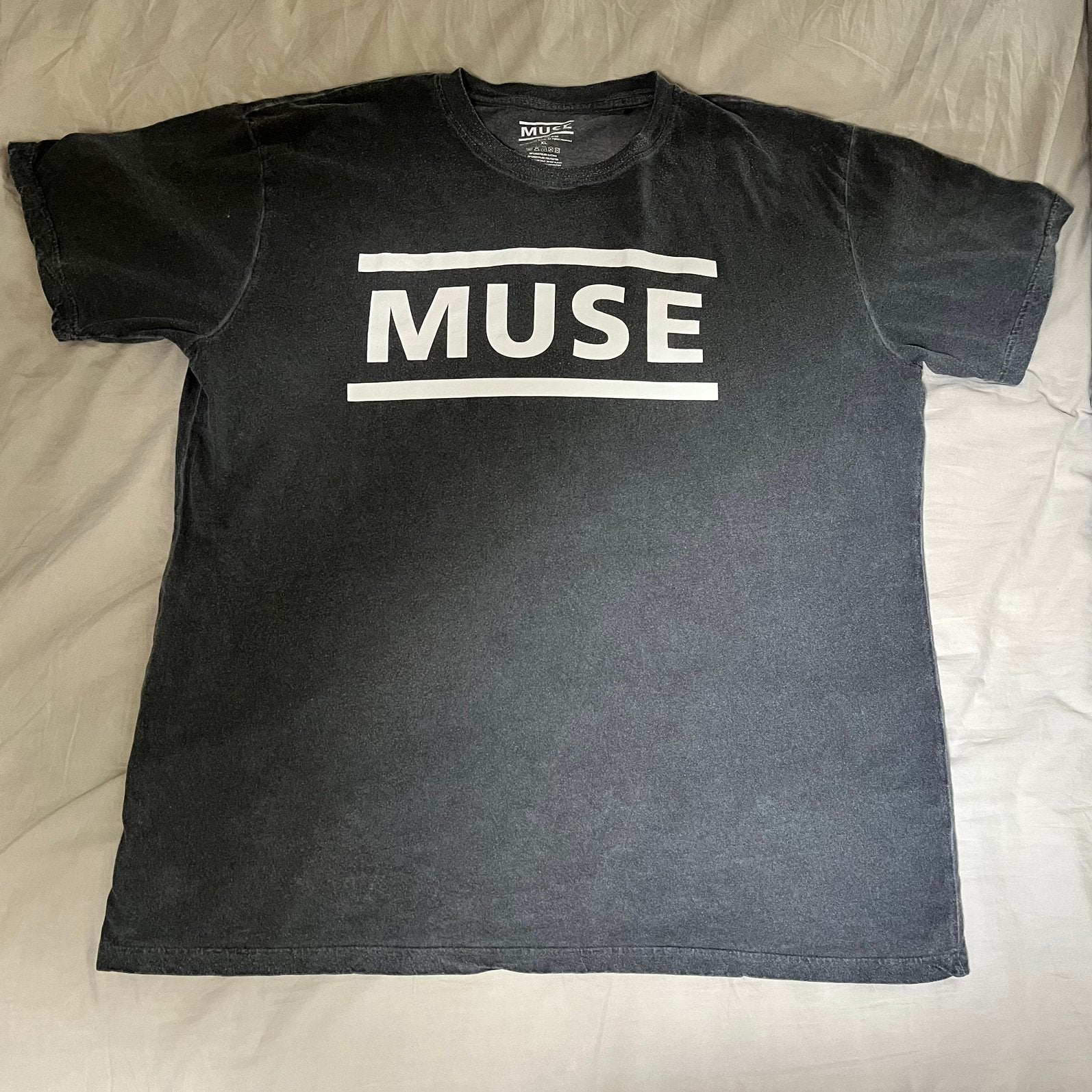 Officieel Muse Band T-shirt (Wash Collection) - Maat XL, Ophalen of Verzenden, Maat 56/58 (XL), Grijs