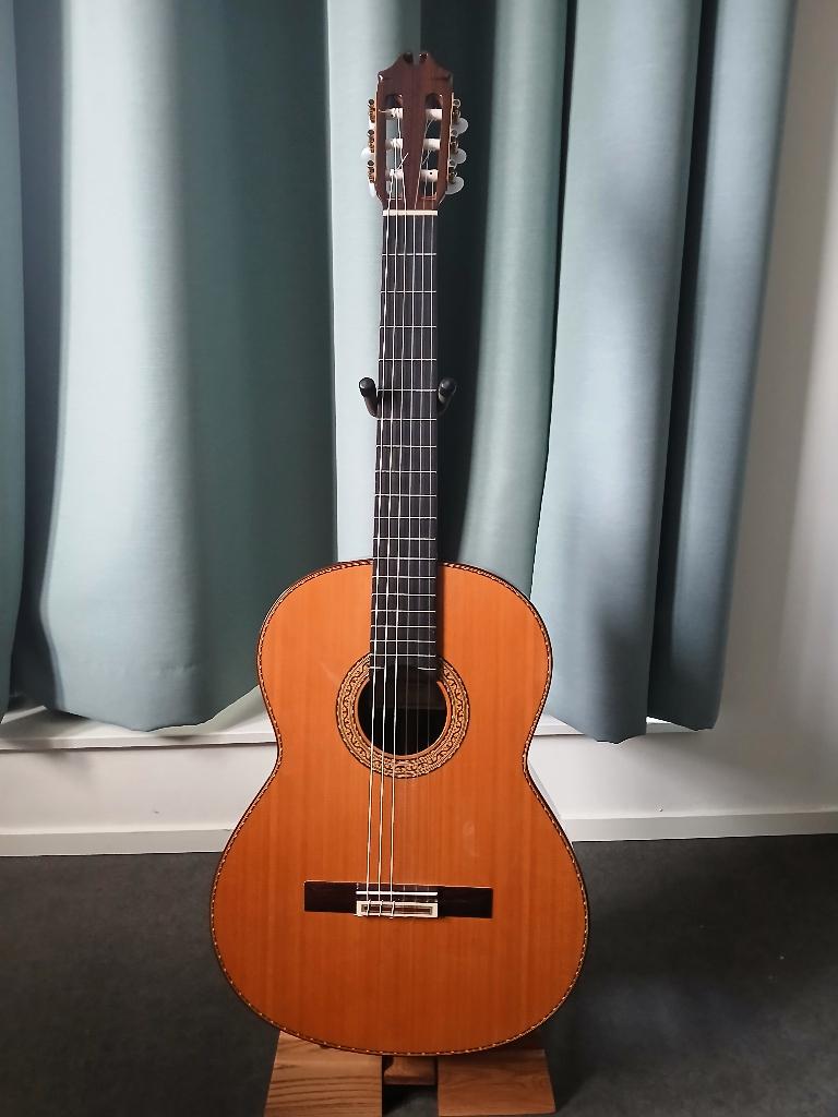 Concertgitaar Juan Hernandez Concierto – ceder, Ophalen, Gebruikt, Klassieke of Spaanse gitaar, Met koffer