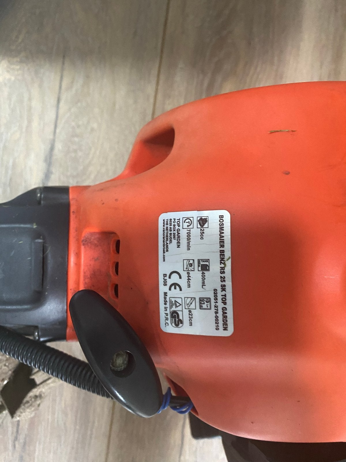 2 Bosmaaiers van Crannenbroek - Werken prima, Tuin en Terras, Ophalen of Verzenden, Gebruikt, 10 tot 30 cm, Benzine