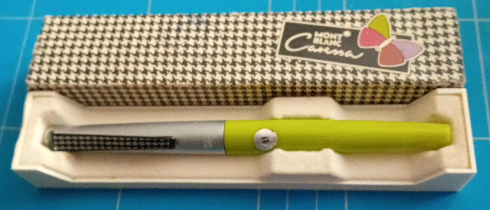 Montblanc   vulpen  Caressa  jaren 70  zeldzaam, Gebruikt, Met doosje, Ophalen of Verzenden, Vulpen