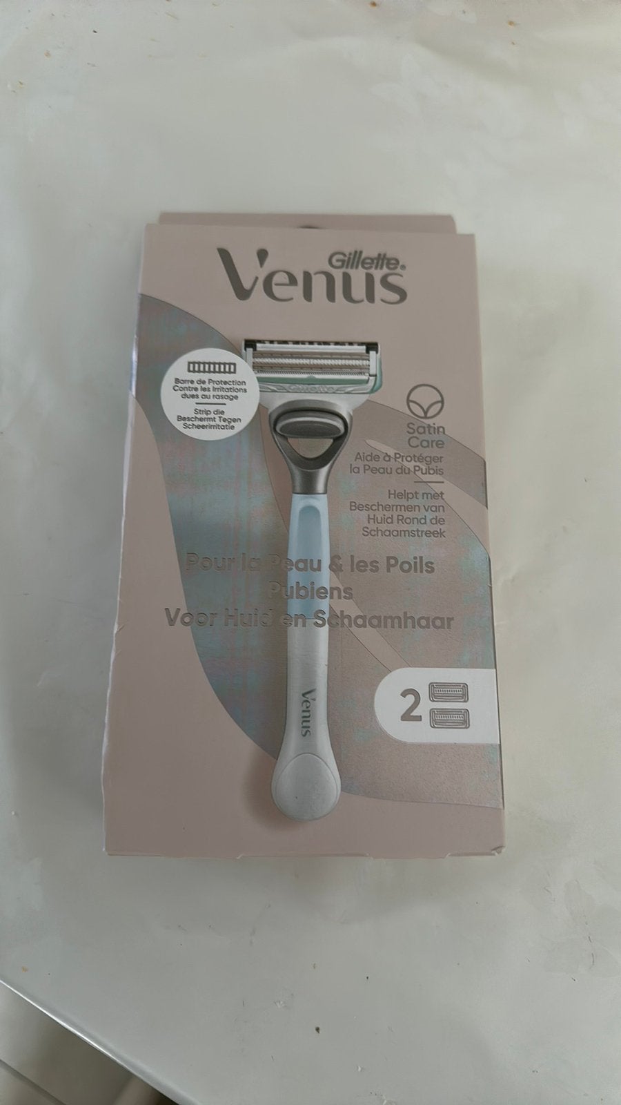 Gillette Venus razor met 2 mesjes, Ophalen, Nieuw, Overige typen