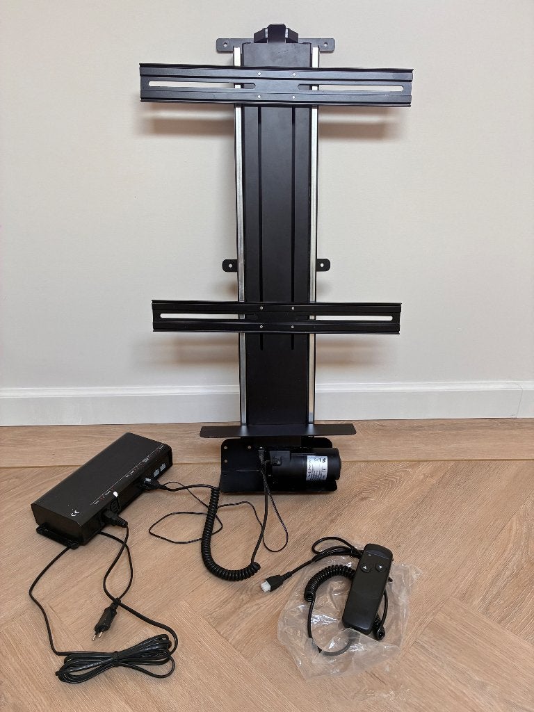 Tv lift, 100 tot 150 cm, Zo goed als nieuw, Minder dan 25 cm, Metaal