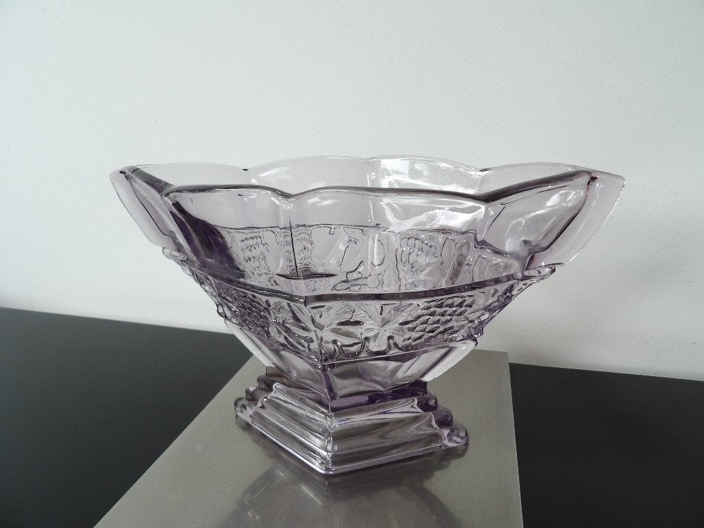 Art Deco Vaas Walther, Mauve, Ophalen of Verzenden