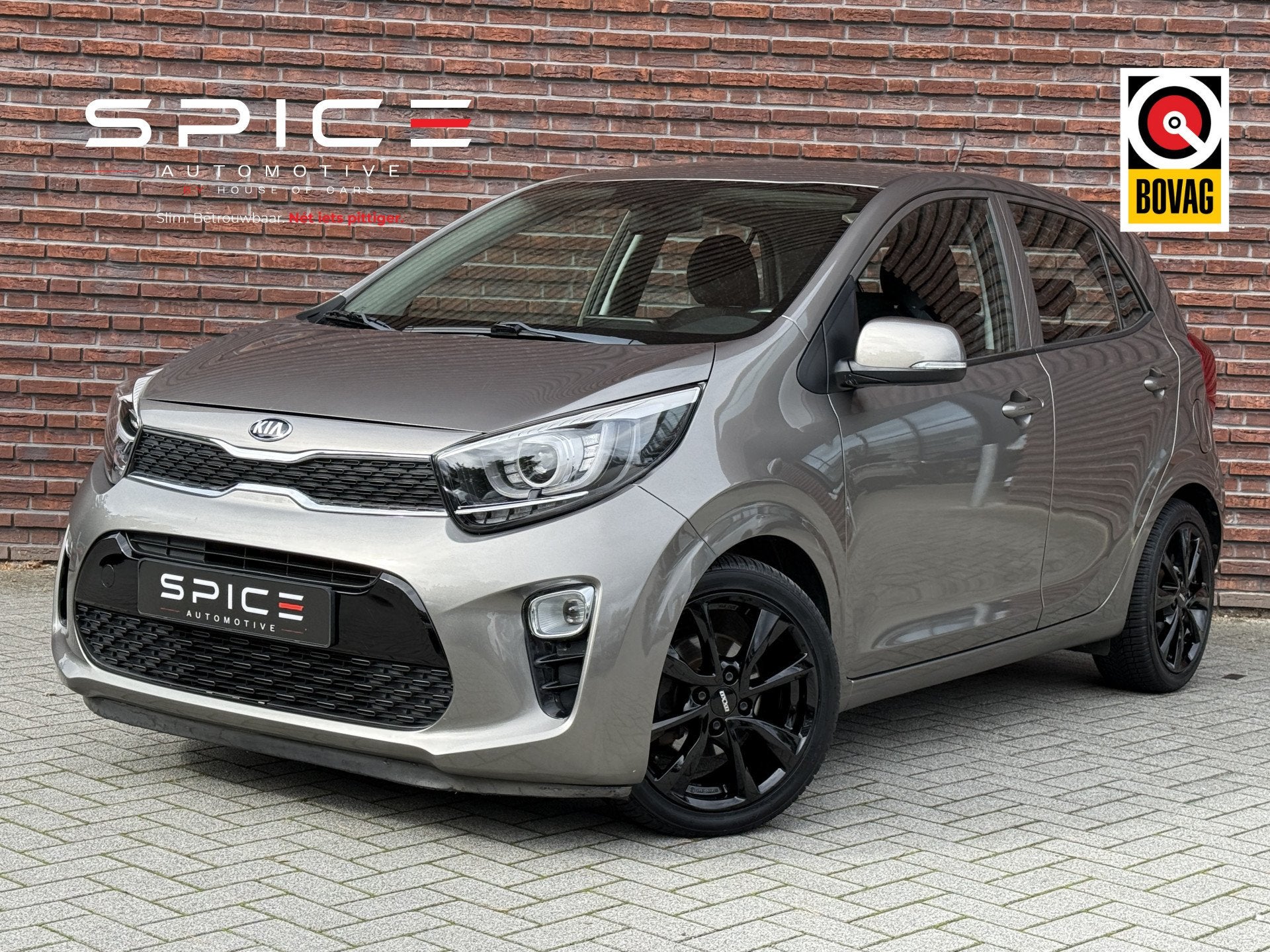 Kia Picanto 1.0 CVVT First Edition (bj 2017), Voorwielaandrijving, Stof, Gebruikt, Start-stop-systeem
