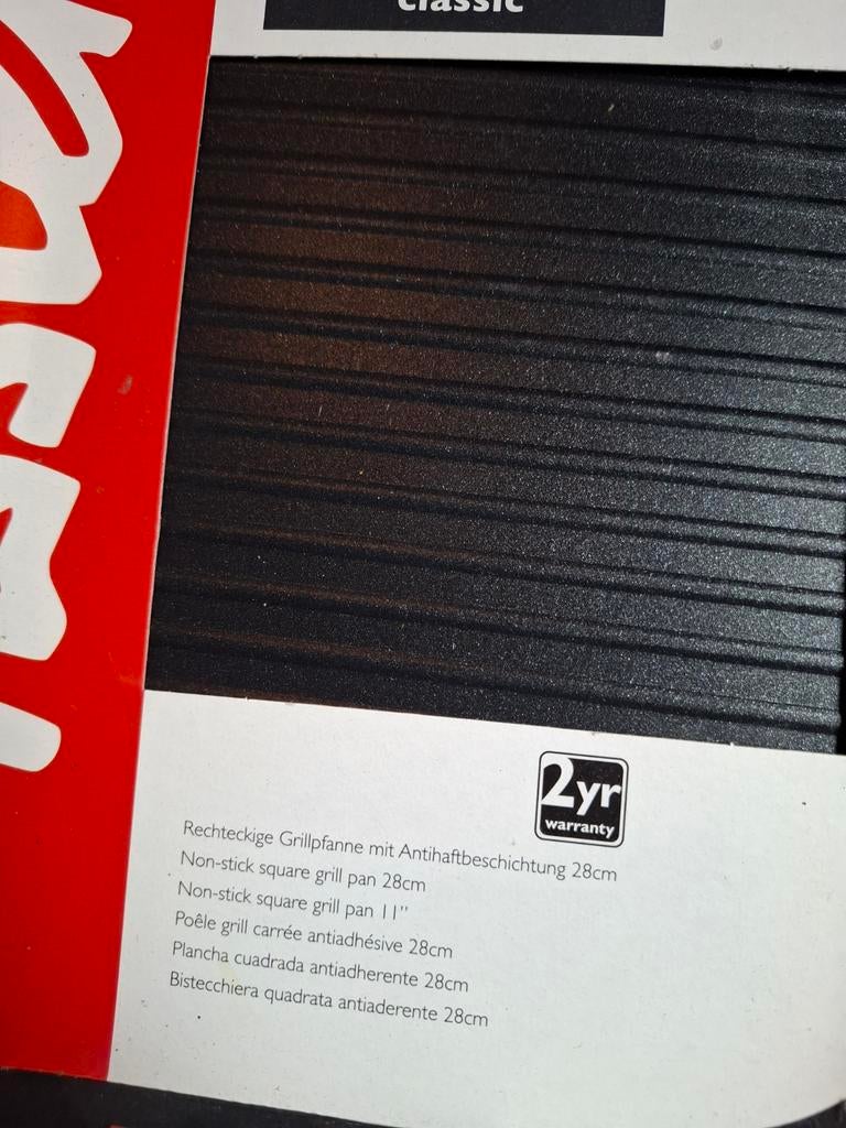 Fissler Classic Grillpan 28cm - Nieuw in doos, Ophalen of Verzenden, Nieuw, Aluminium, Koekenpan of Braadpan