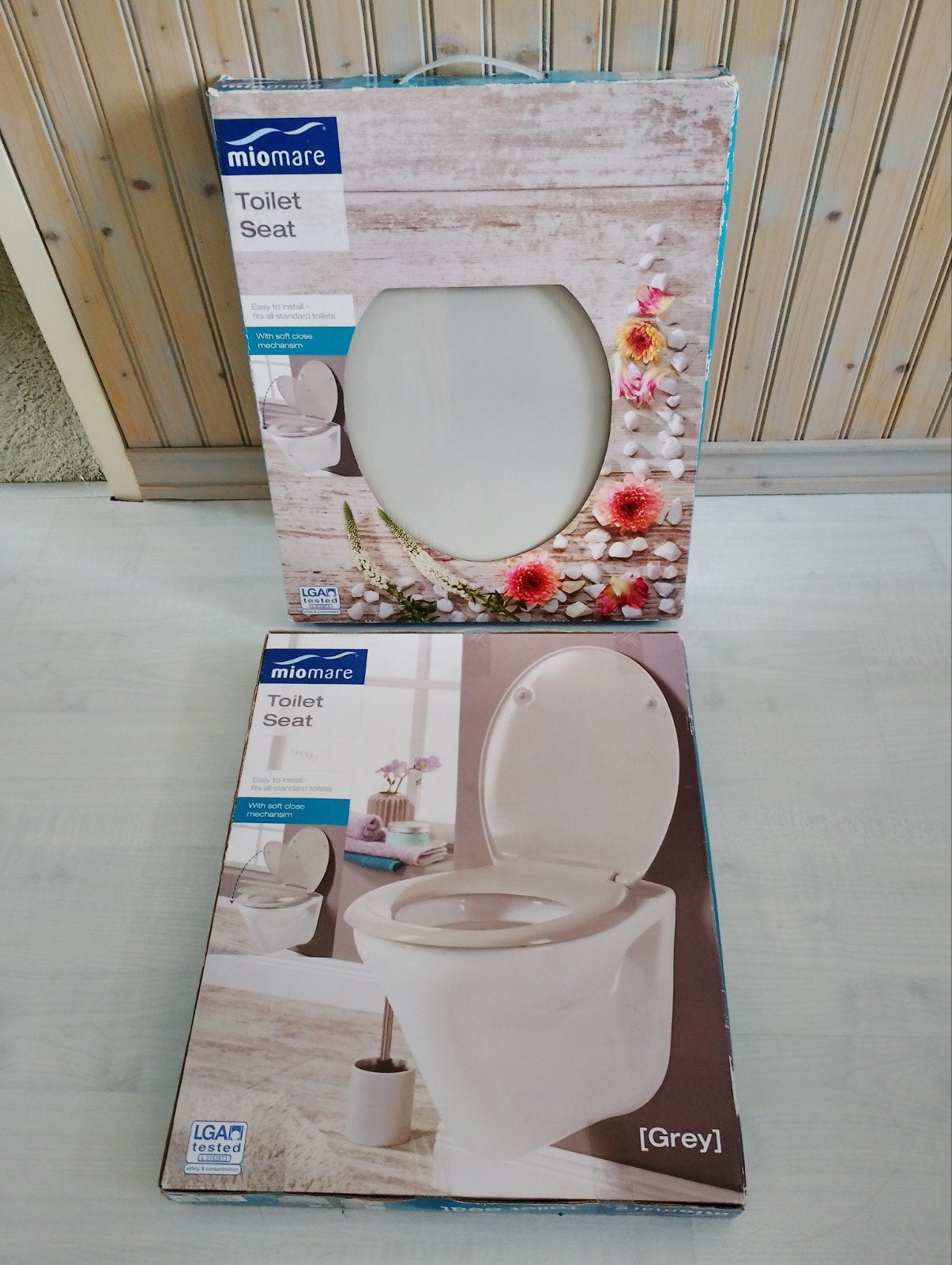 WC bril licht grijs, Doe-het-zelf en Verbouw, Sanitair, Ophalen, Nieuw, Toilet