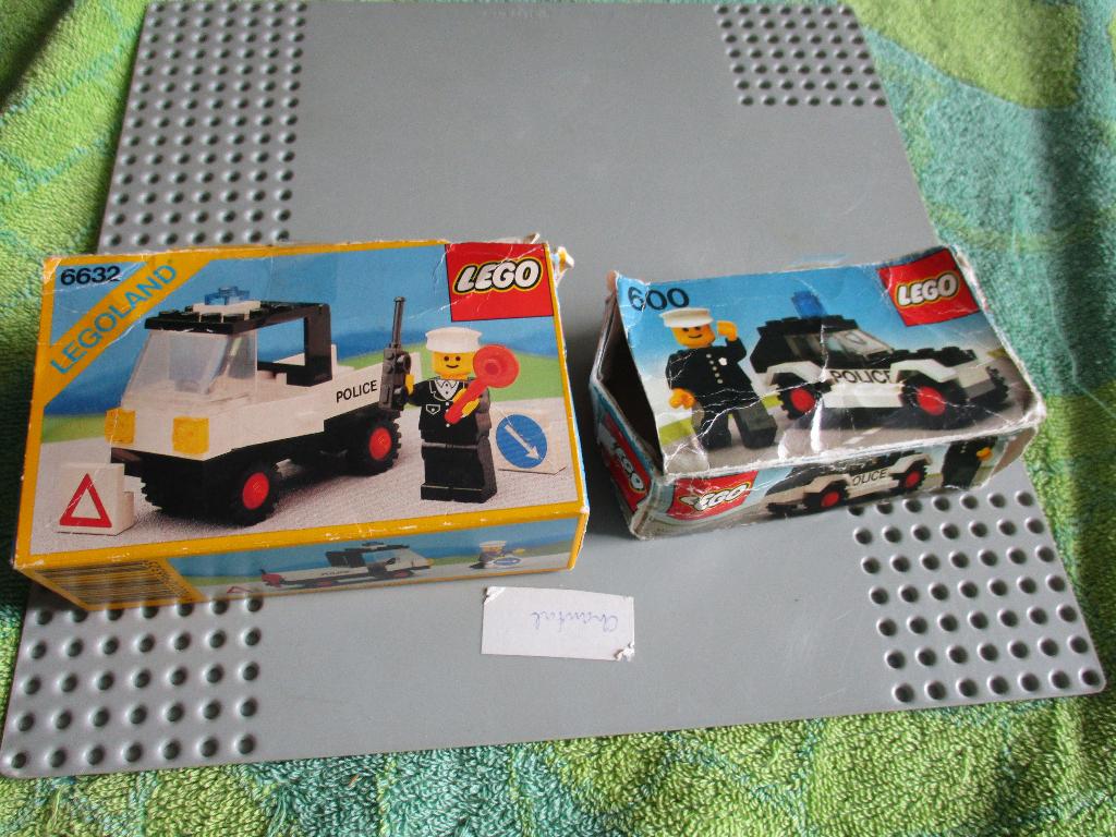 2 oude doosjes lego 600-6632, Kinderen en Baby's, Speelgoed | Duplo en Lego, Ophalen of Verzenden, Gebruikt, Complete set, Lego