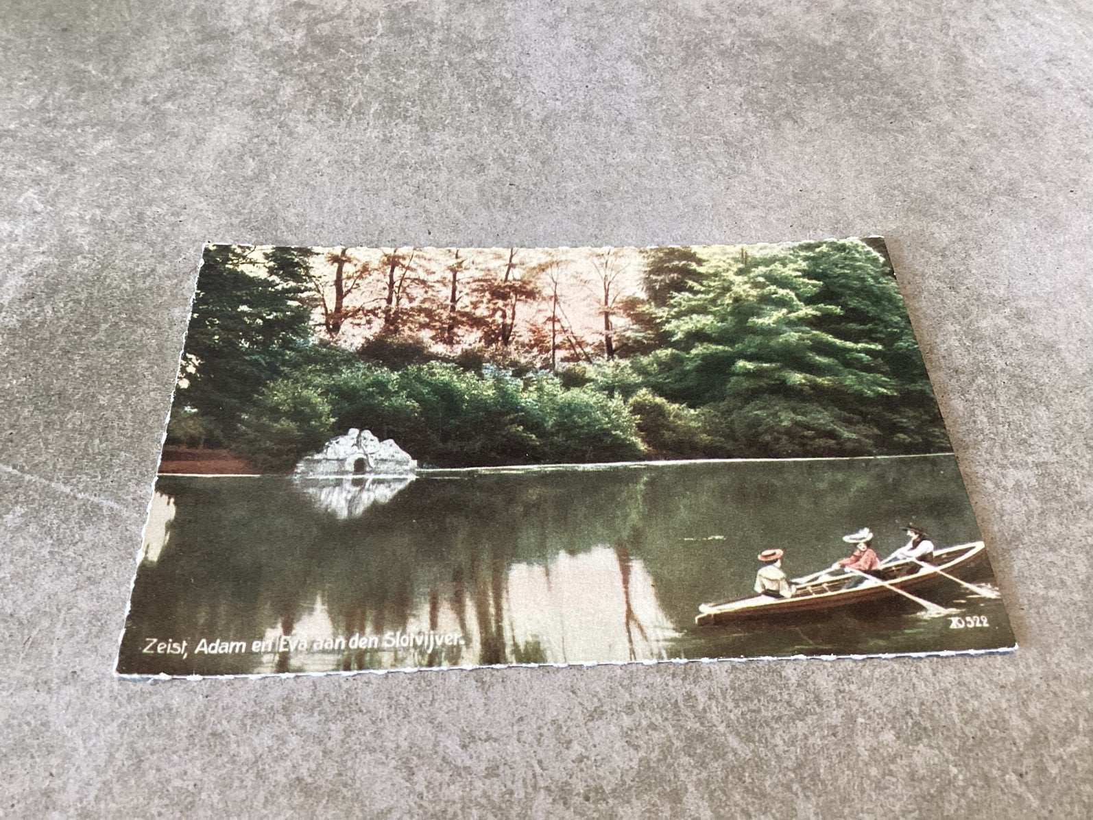 Zeist.      Adam en Eva aan den Slotvijver, Ophalen of Verzenden, Utrecht