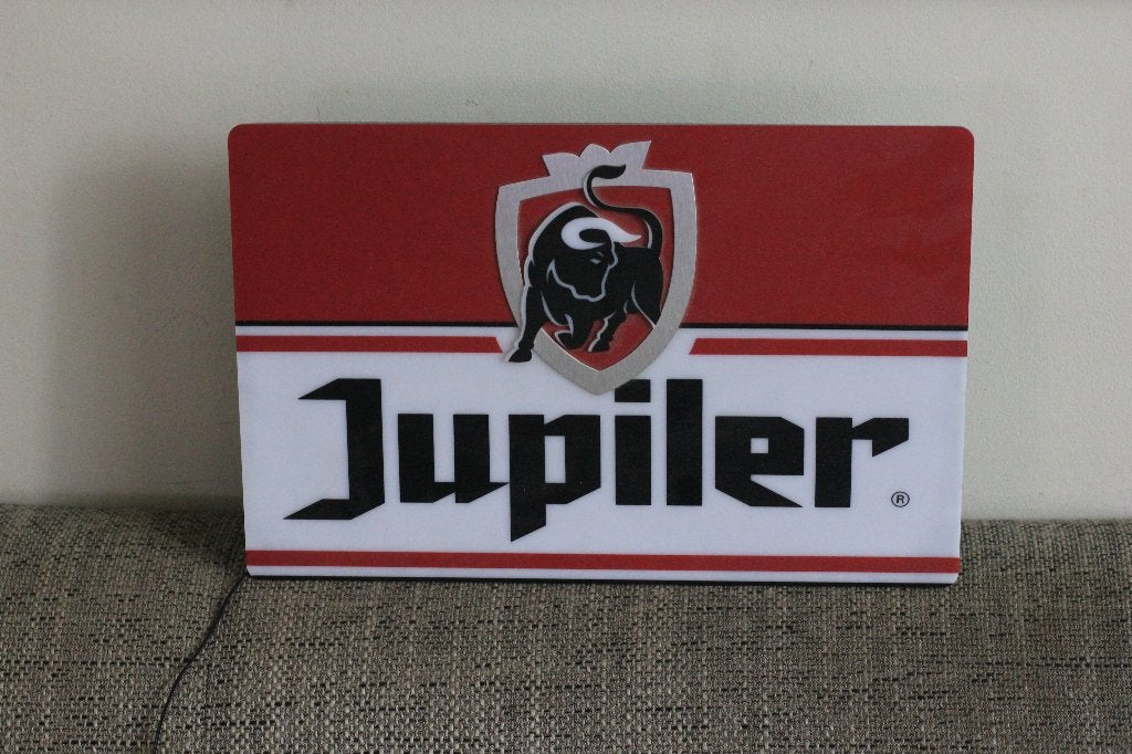 JUPILER enkelzijdige lichtreclame, Verzamelen, Ophalen of Verzenden, Zo goed als nieuw, Overige typen, Jupiler