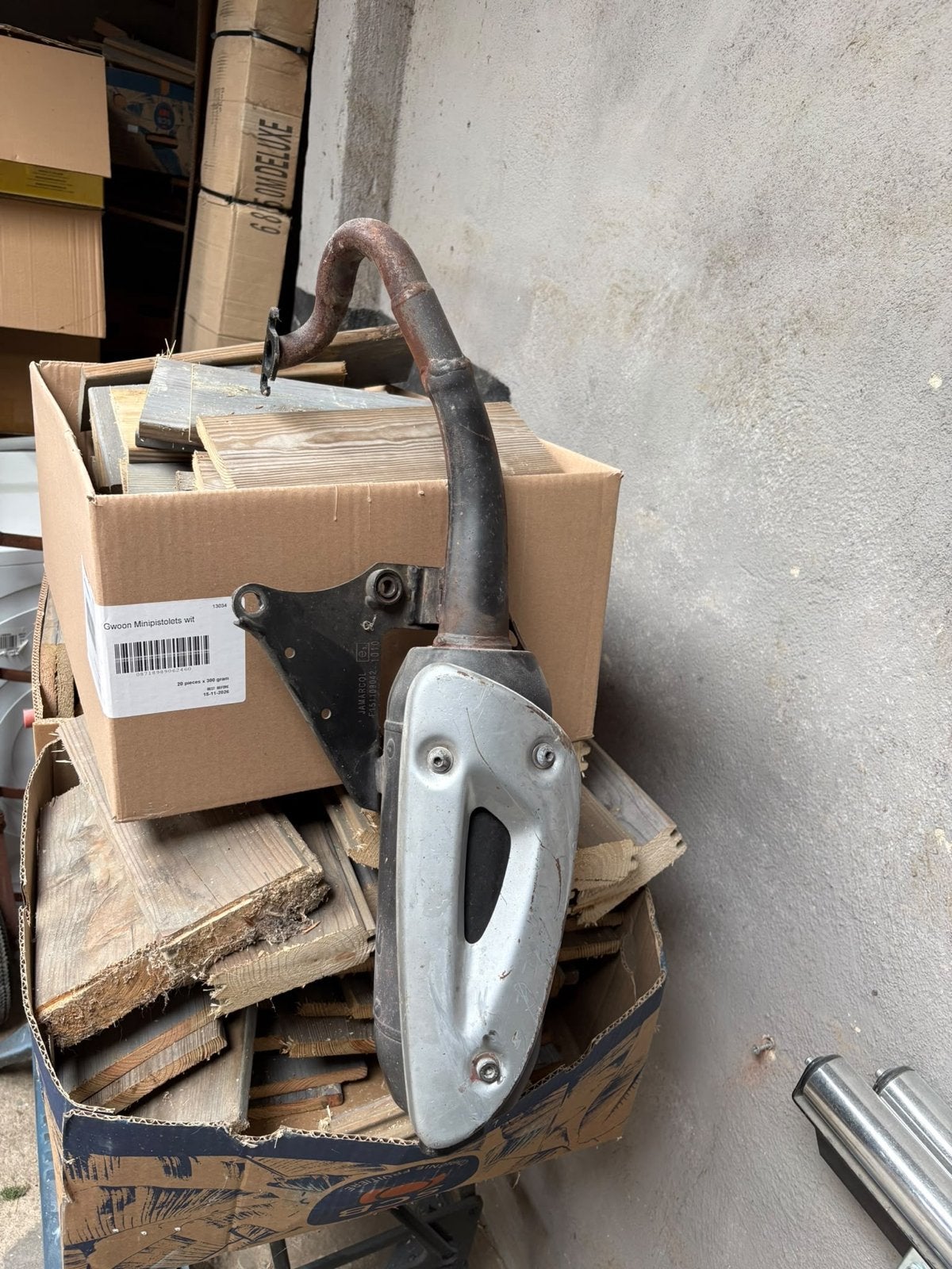 Gebruikte uitlaat voor scooter/brommer, Ophalen of Verzenden, Gebruikt
