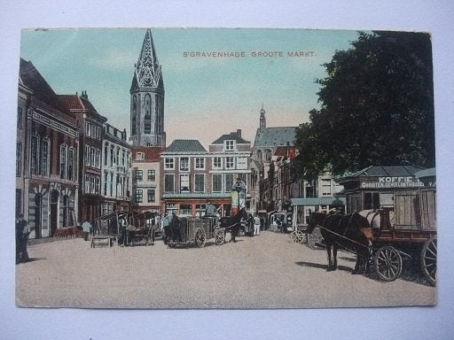 Q94 Den Haag - Groote Markt, Verzenden, Voor 1920, Ongelopen, Zuid-Holland