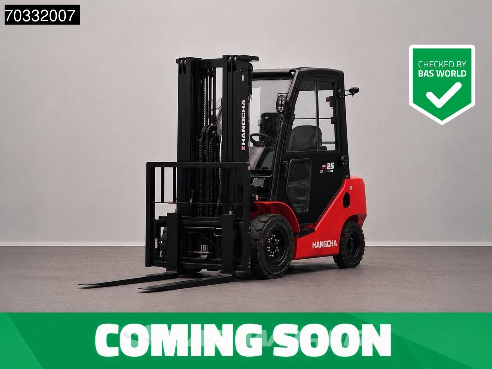 Hangcha CPCD25 FACTORY WARRANTY – KUBOTA ENGINE - CE, Diesel, Heftruck, Hangcha