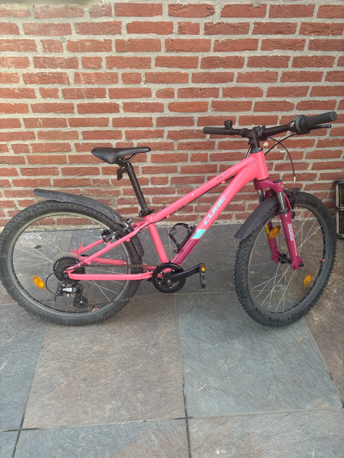 Cube Acid 240 Disc Kinderfiets - Roze, Fietsen en Brommers, Fietsen | Kinderfietsjes, Ophalen, Gebruikt, Velgrem, 20 inch of meer