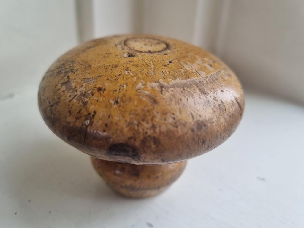 Antieke houten deurknop deurbeslag kast deur, Antiek en Kunst, Ophalen of Verzenden