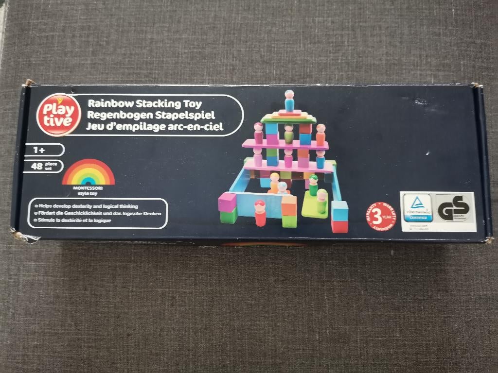 Regenbogen stapelspiel, Kinderen en Baby's, Speelgoed | Houten speelgoed, Ophalen, Zo goed als nieuw