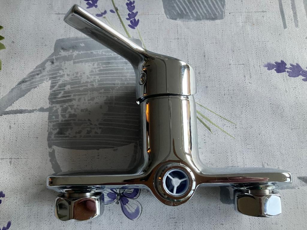 Douchemengkraan AquaVive Brenta chroom 12cm, Ophalen, Nieuw, Chroom, Douche