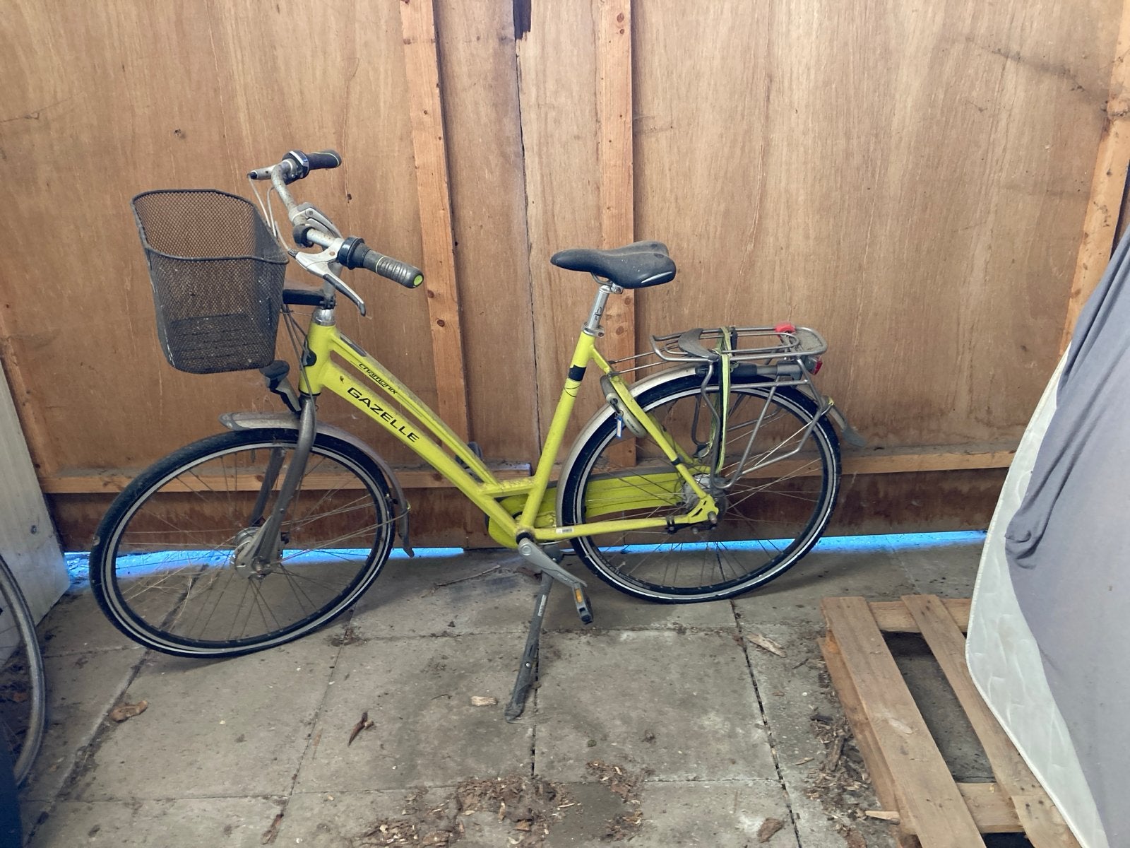 Gazelle Chamonix damesfiets - Geel, Ophalen, Velgrem, Versnellingen, Gazelle