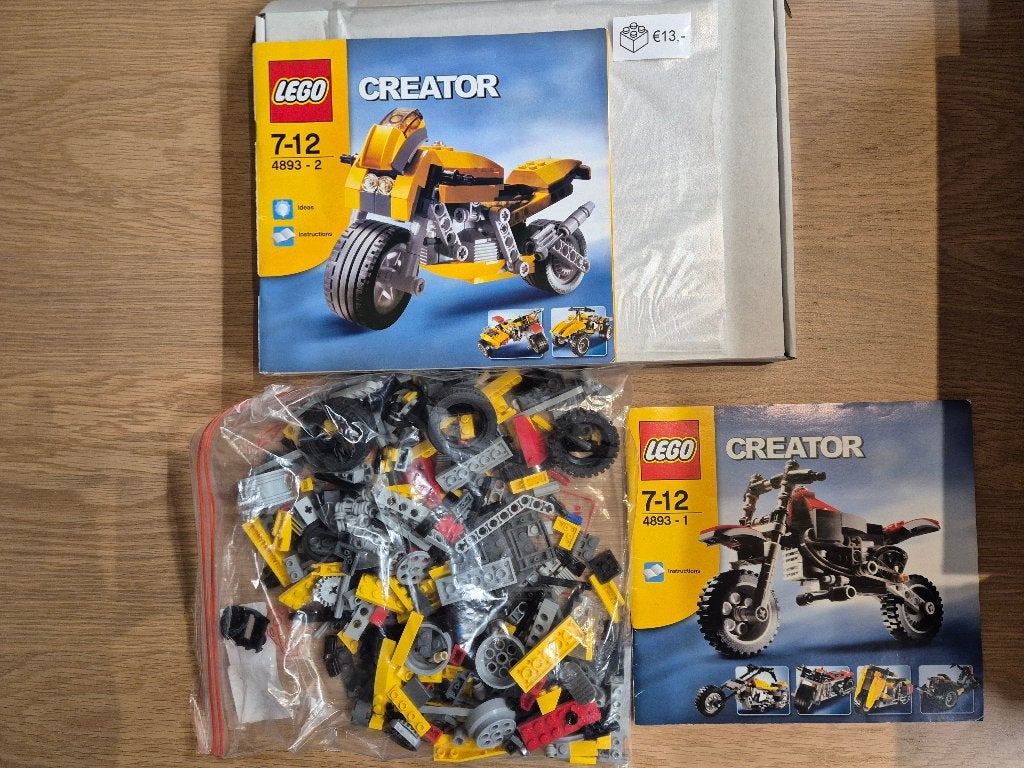 LEGO Creator 4893 Revvin' Riders - los in zak, Kinderen en Baby's, Speelgoed | Duplo en Lego, Gebruikt, Lego, Ophalen of Verzenden
