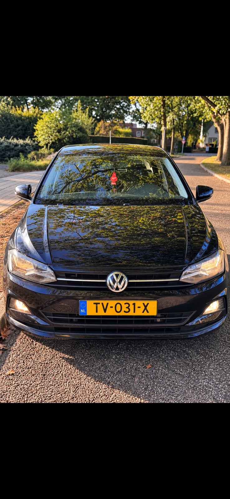 Volkswagen Polo 1.6 TDI 95pk 2018, Voorwielaandrijving, Zwart, Origineel Nederlands, Particulier