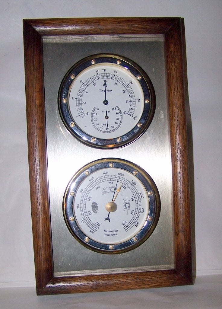 Prachtig weerstation. Barometer/hygrometer/thermometer. Nwst, Ophalen of Verzenden, Zo goed als nieuw, Weerstation