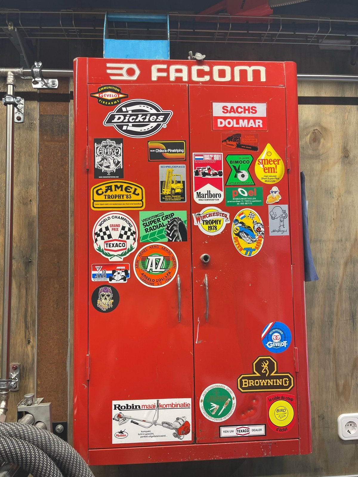 Oude Facom gereedschapskast - Vintage gereedschap opberger, Ophalen, Gebruikt, Gereedschapsopslag, Facom