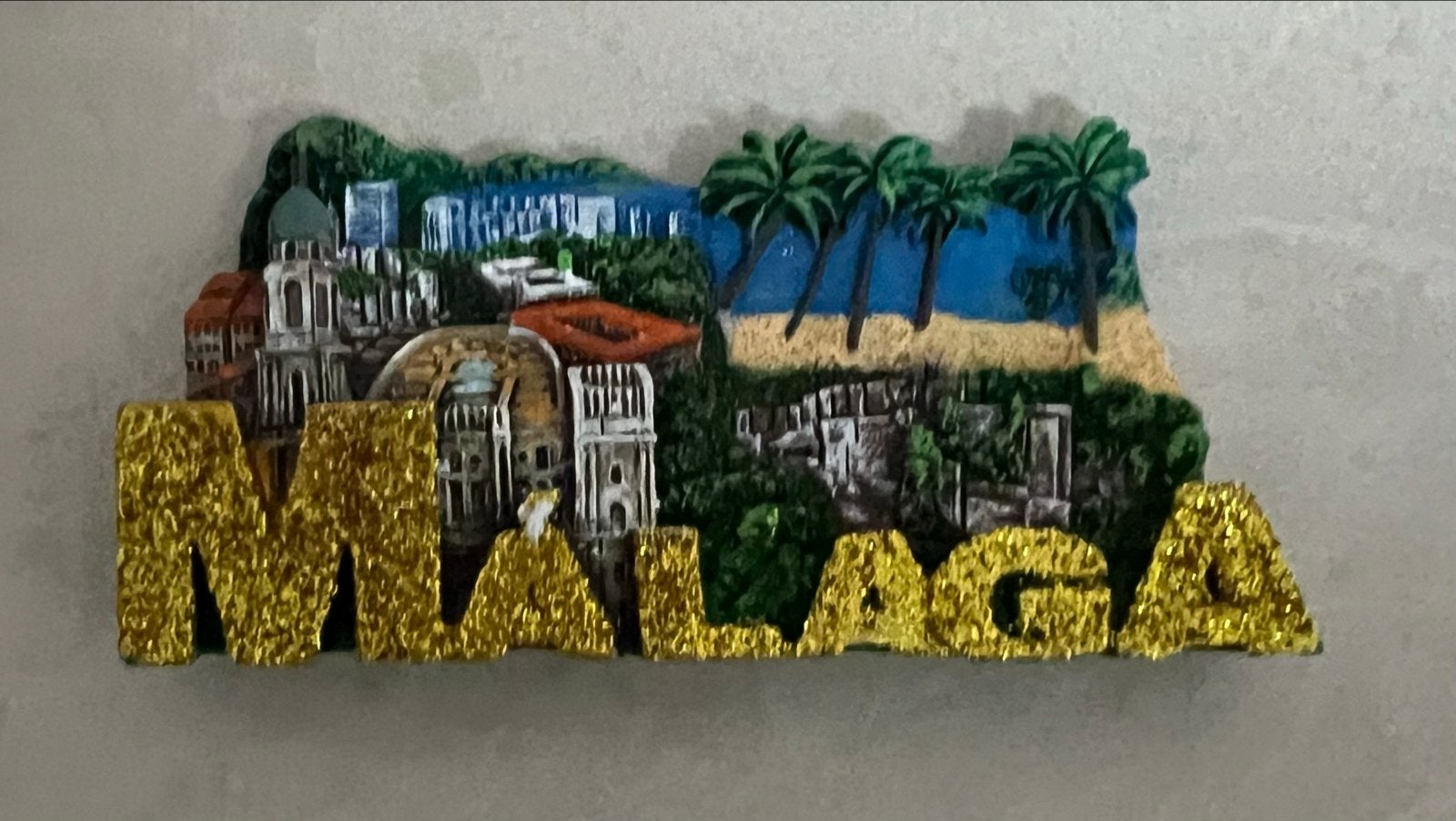Málaga koelkastmagneet - Souvenir Spanje (nieuw), Ophalen of Verzenden, Nieuw
