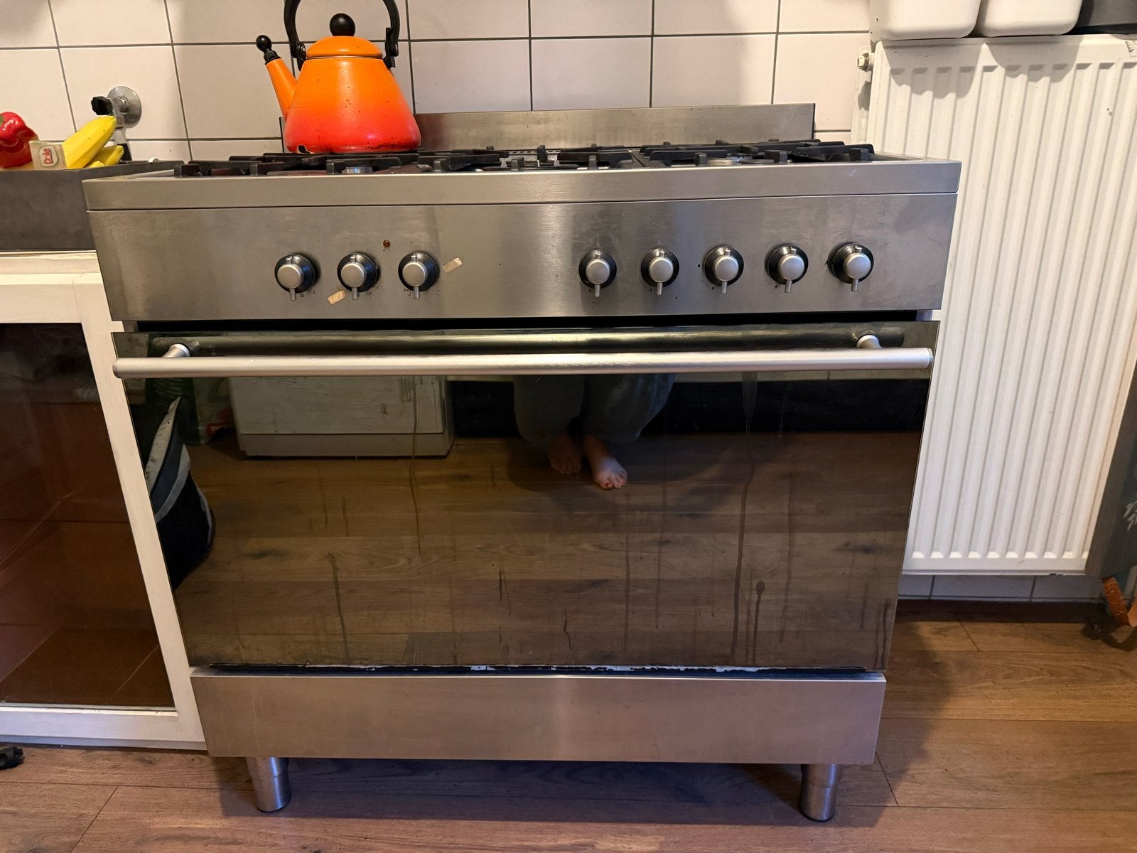 ETNA Fornuis met Gas Kookplaat en Oven, Ophalen, Gebruikt, Hete lucht, 60 cm of meer