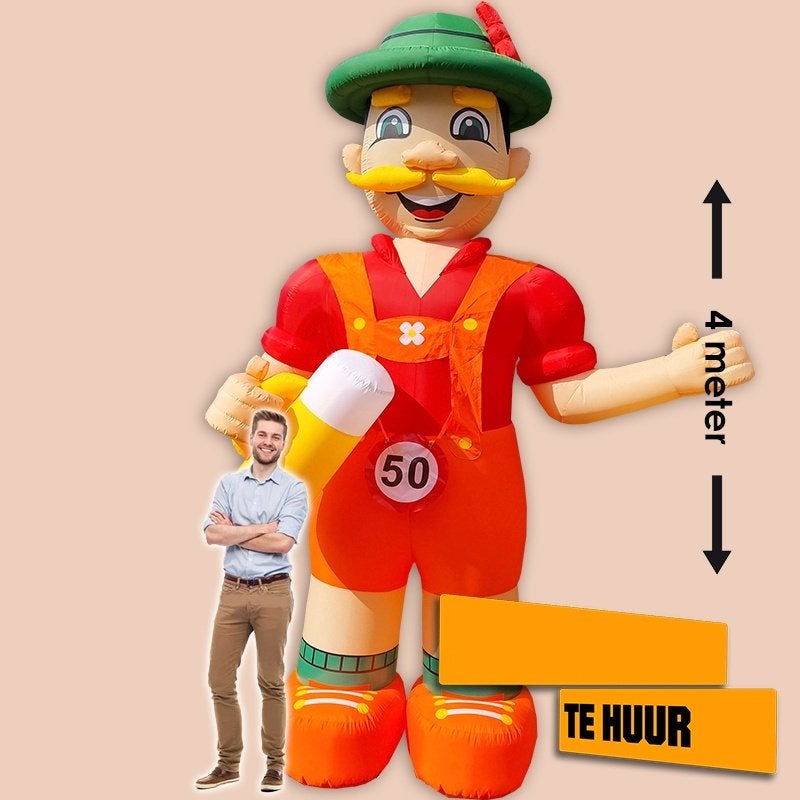 Tirolerman groot. (Te Huur), Hobby en Vrije tijd, Ophalen of Verzenden, Nieuw, Abraham of Sarah