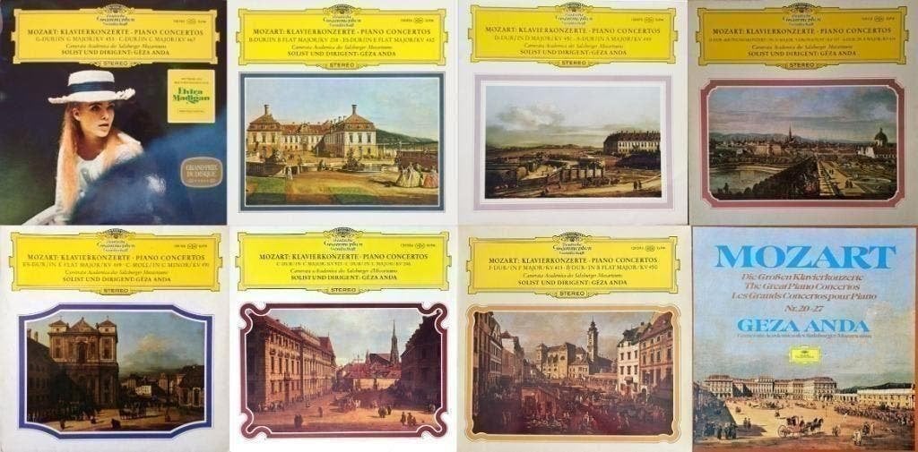 11 Records Mozart - Géza Anda- Piano On Deutsche Grammophon, Ophalen, Kamermuziek, Zo goed als nieuw, 12 inch