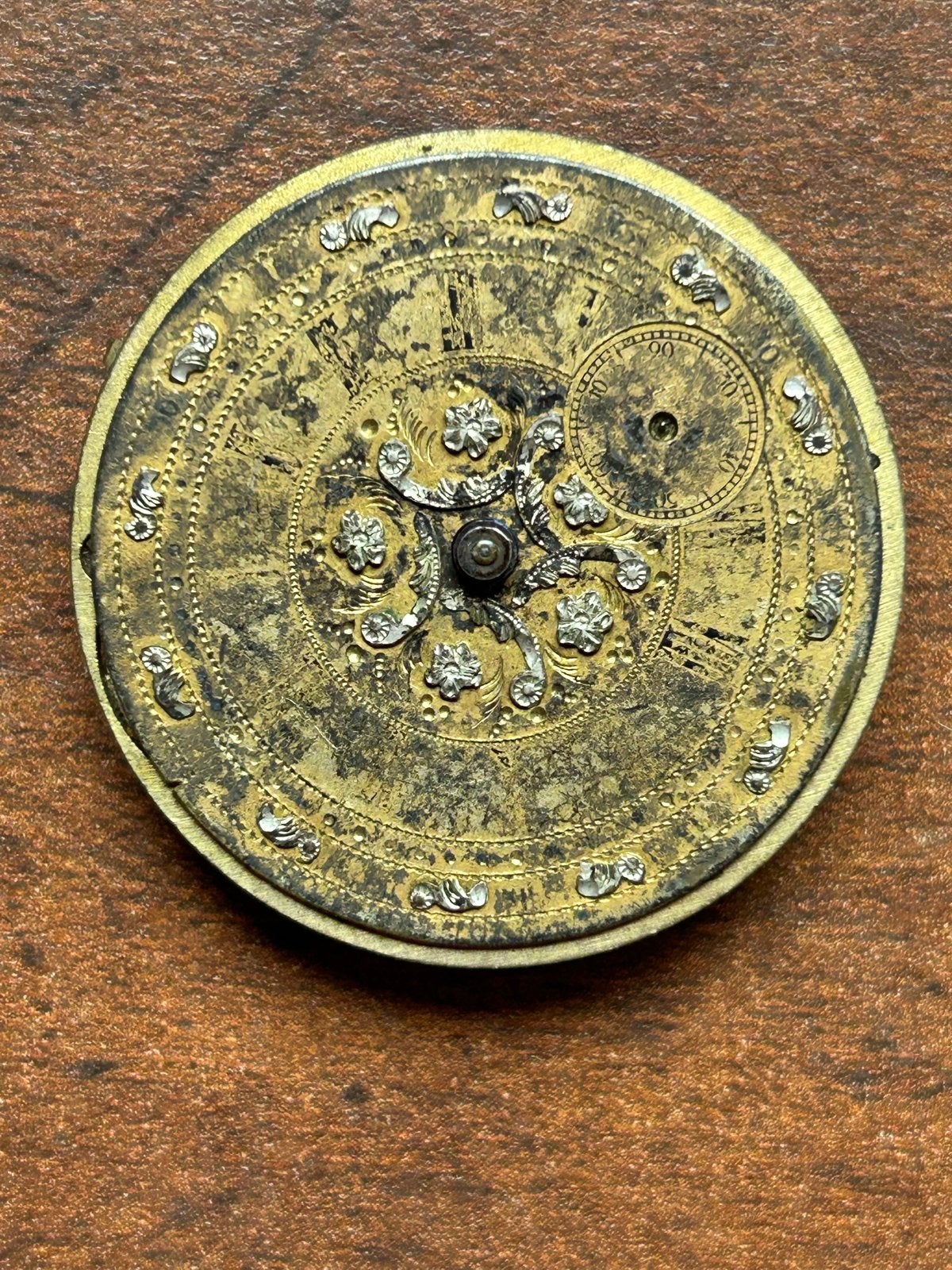 Antiek zakhorloge uurwerk - Decoratief en uniek, Ophalen of Verzenden