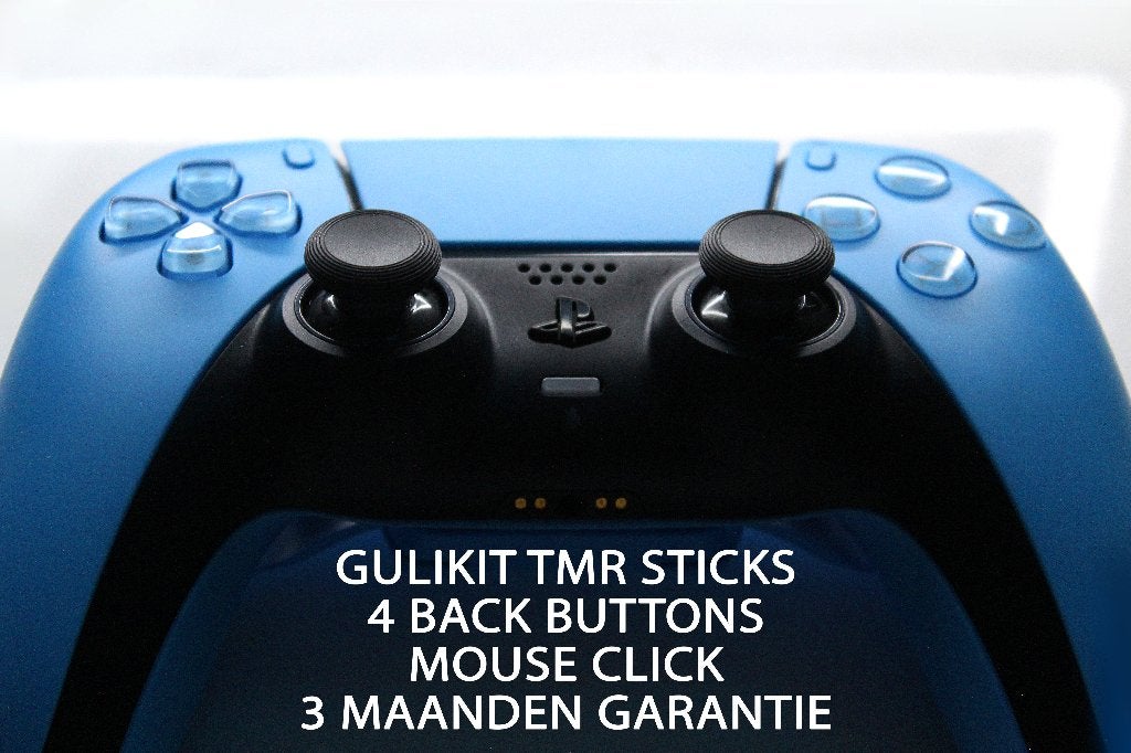 PS5 Controller, Gulikit TMR, Mouse Click, Back Buttons, PlayStation 5, Ophalen of Verzenden, Zo goed als nieuw, Controller