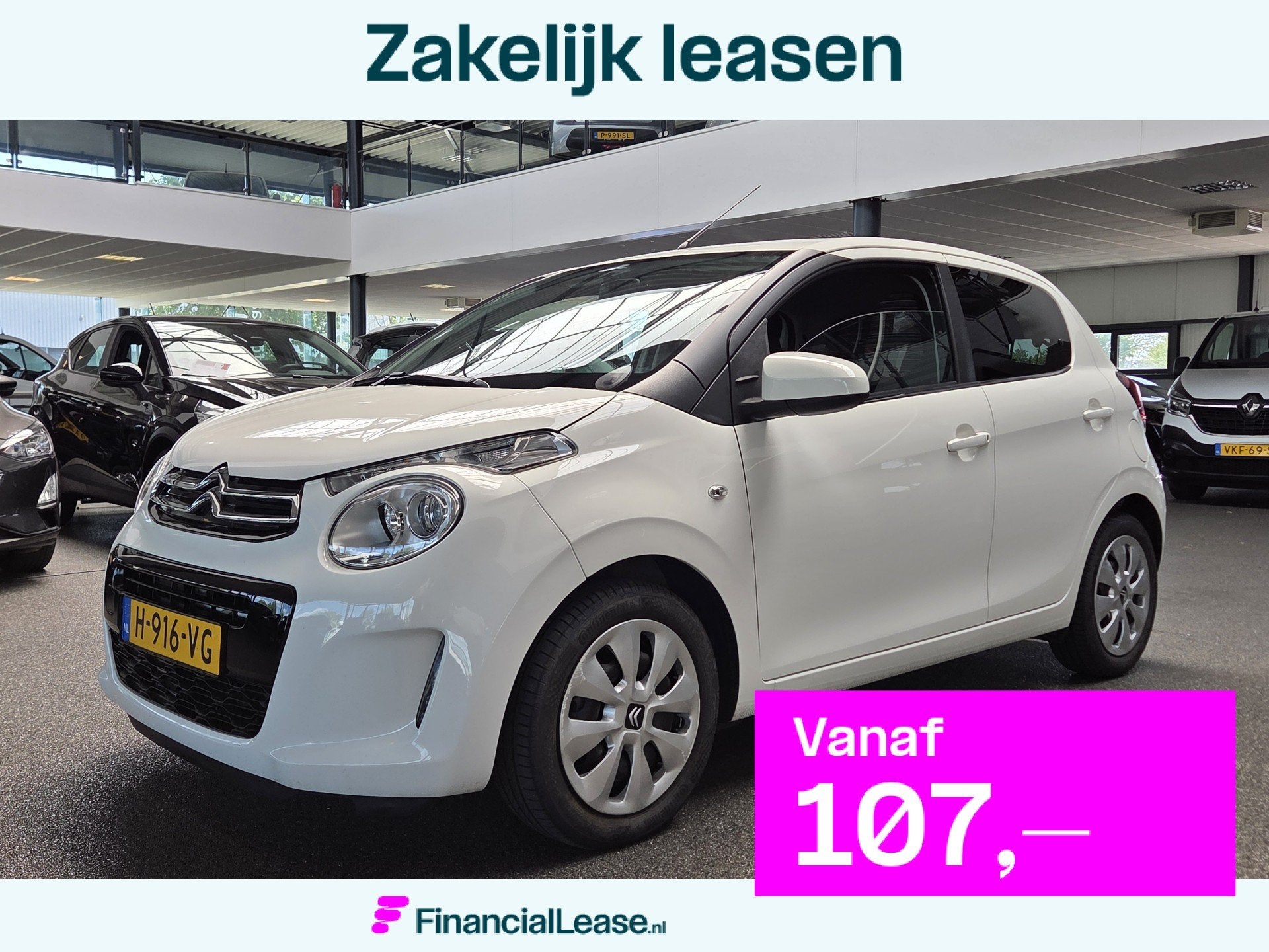 Citroën C1 1.0 VTi Feel, Voorwielaandrijving, Gebruikt, Euro 6, 4 stoelen