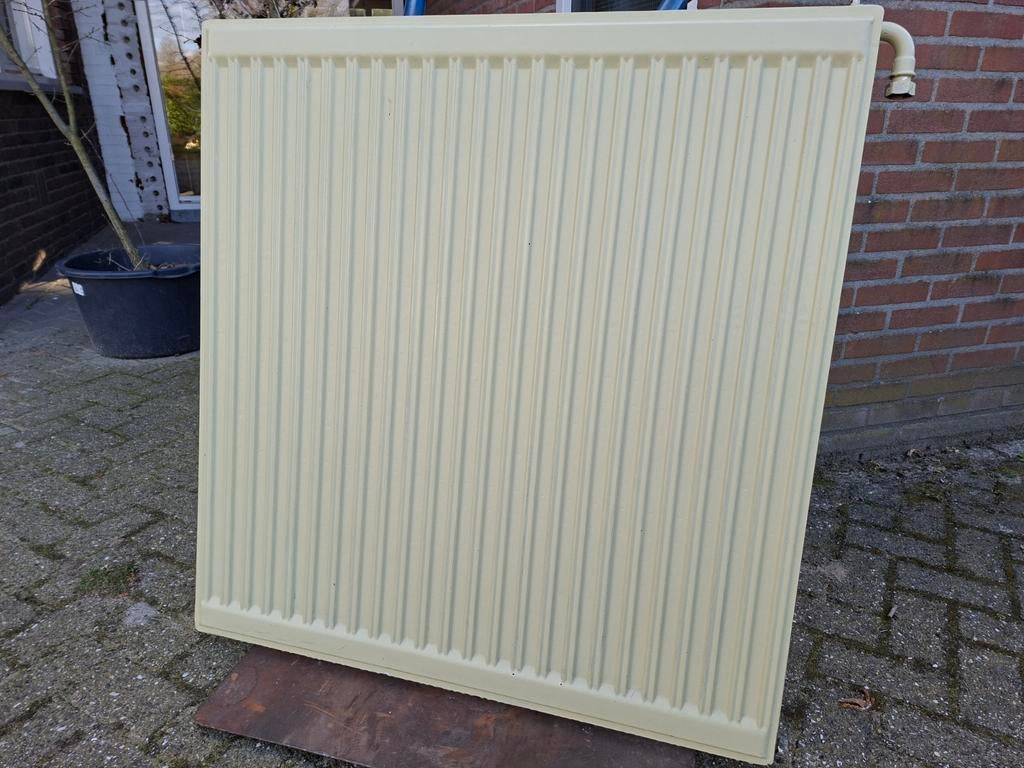 Gebruikte dubbel paneel radiator - H 101cm x B 96.5cm, Ophalen