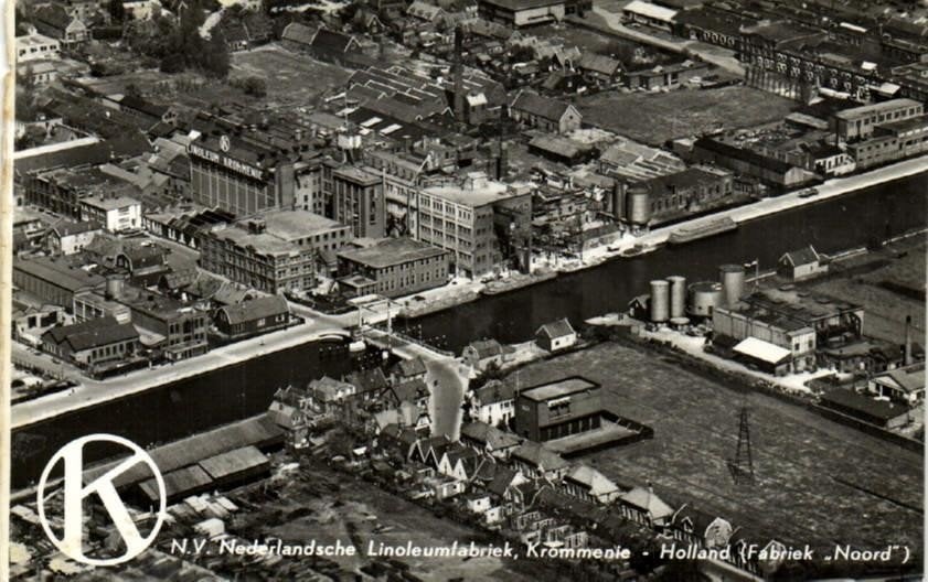 NV Nederlandsche Linoleumfabriek, Krommenie - Holland [Fabri, Ophalen of Verzenden, 1940 tot 1960, Ongelopen, Noord-Holland
