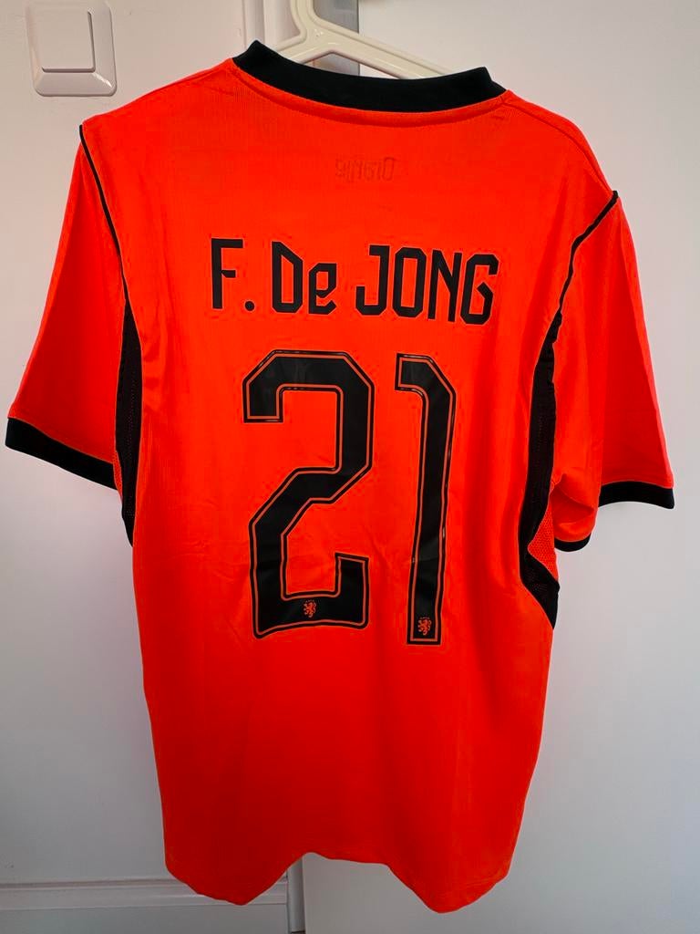 Nederland Frenkie de Jong wk 26 oranje nike barca ajax psv, Maat 52/54 (L), Nieuw, Oranje, Ophalen of Verzenden