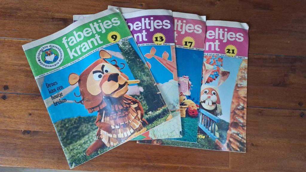 Fabeltjeskrant Vintage 4 stuks, Boeken, Meerdere comics, Ophalen, Gelezen, Europa