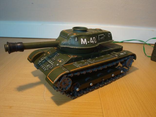 Tin-Toy Tank M-40 met Afstandsbediening., Verzenden, Zo goed als nieuw
