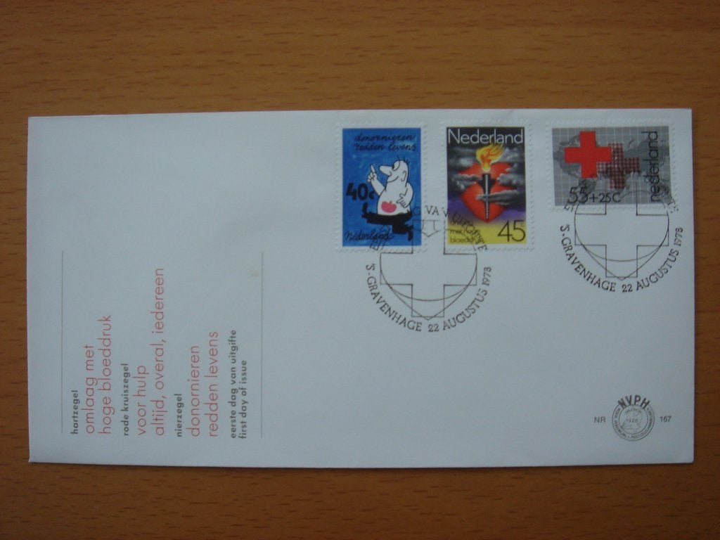 NVPH E167  1e Dag-enveloppe  Rode Kruis 1978, Postzegels en Munten, Postzegels | Eerstedagenveloppen, Ophalen of Verzenden, Onbeschreven