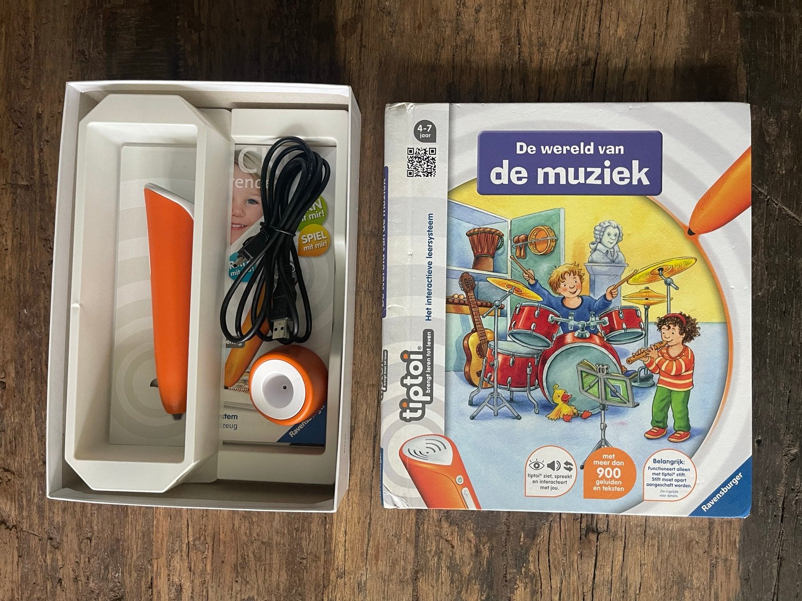 TipToi Stift met boek: De wereld van de muziek (NL audio), Ophalen of Verzenden, Gebruikt, Taal en Lezen, Met geluid